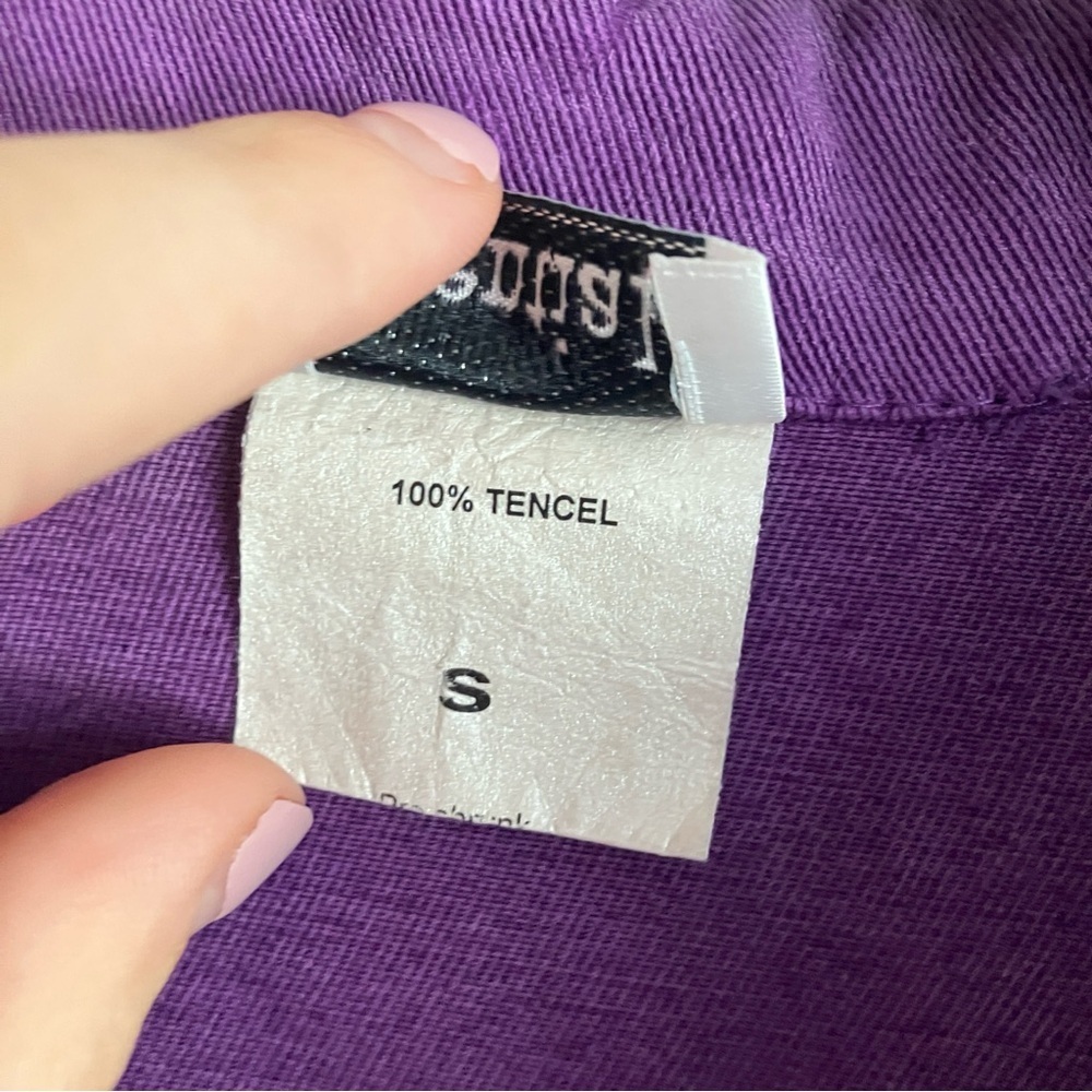 Essentials Vintage Oversized Button-Down Shirt Si… - image 4